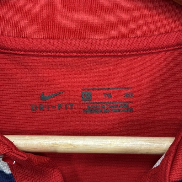 Nike Dri-Fit Paris Saint Germain PSG Red Perdorm Polo Soccer/Football Men's XL - Picture 6 of 9